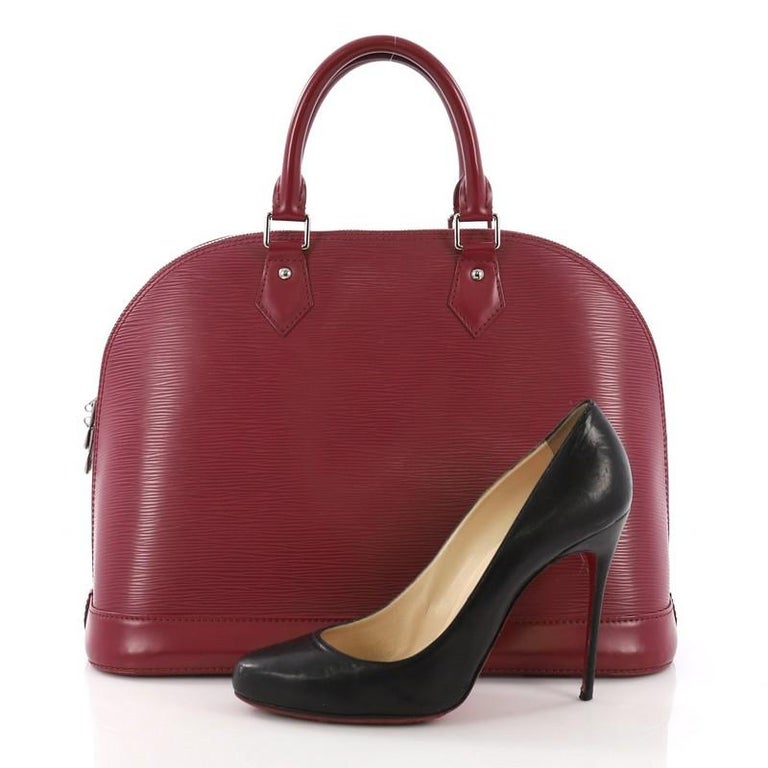 Louis Vuitton Alma Handbag Epi Leather GM at 1stDibs