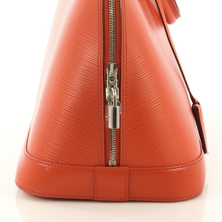 Louis Vuitton Alma Handbag Epi Leather MM For Sale at 1stdibs
