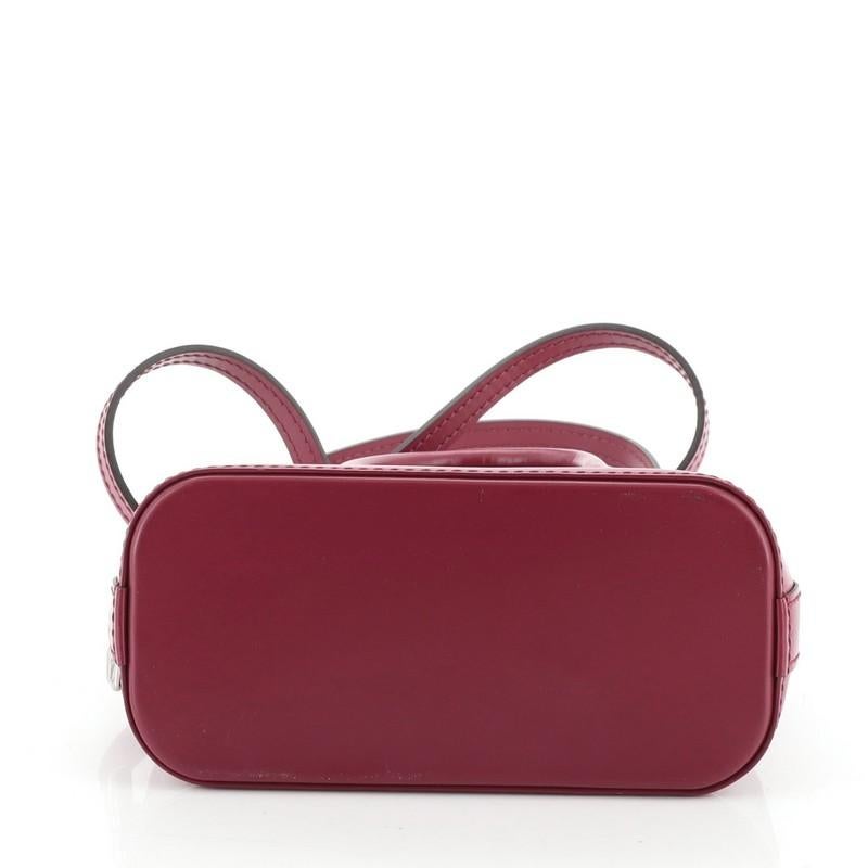 Louis Vuitton Alma Handbag Epi Leather Nano In Good Condition In NY, NY