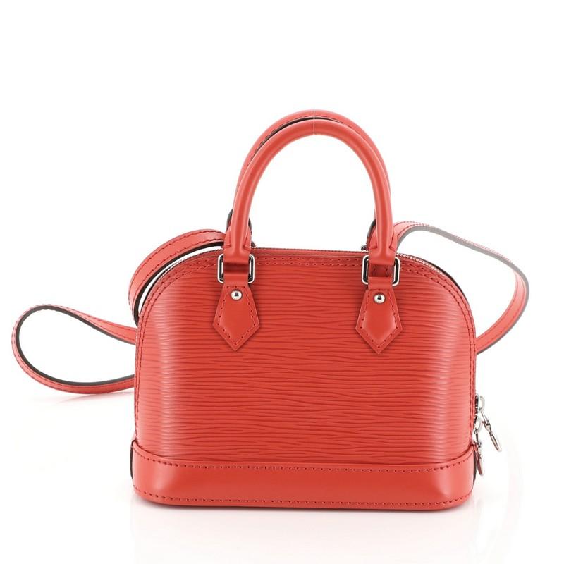 Women's or Men's  Louis Vuitton Alma Handbag Epi Leather Nano