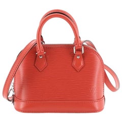  Louis Vuitton Alma Handbag Epi Leather Nano