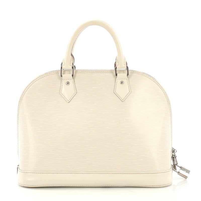 Louis Vuitton Alma Handbag Epi Leather PM In Good Condition In NY, NY
