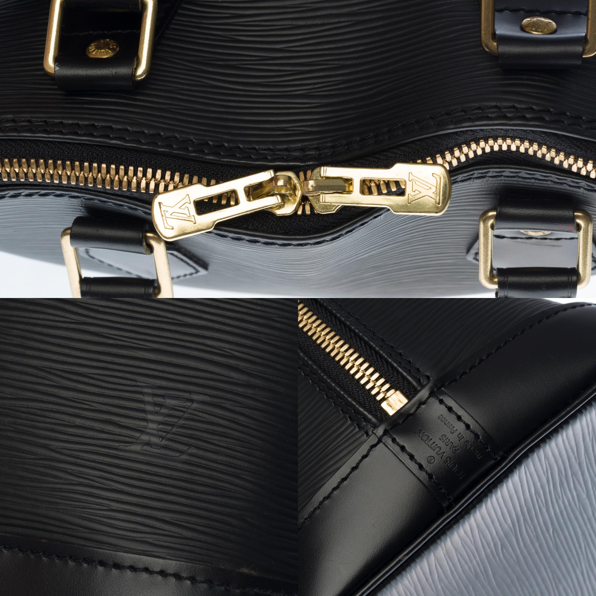 Women's Louis Vuitton Alma handbag in black epi leather, GHW