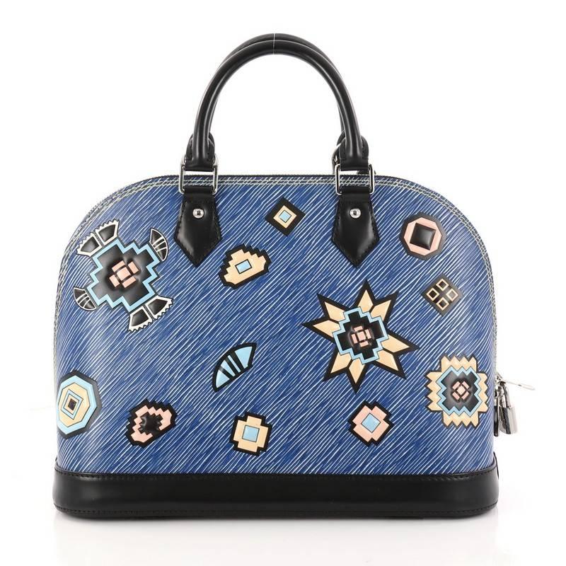 Louis Vuitton Alma Handbag Limited Edition Azteque Epi Leather PM In Excellent Condition In NY, NY