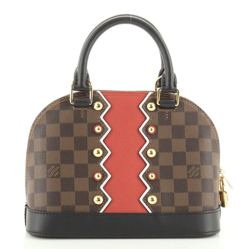 Louis Vuitton Alma Handtasche Limitierte Auflage Damier Karakoram BB im Zustand „Gut“ in NY, NY