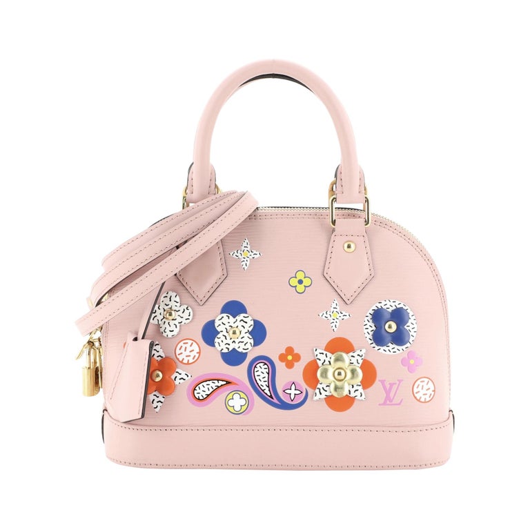 Louis Vuitton Alma Handbag Limited Edition Floral Patchwork Epi