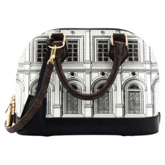 Louis Vuitton Alma Handbag Limited Edition Fornasetti Architettura Print Leather