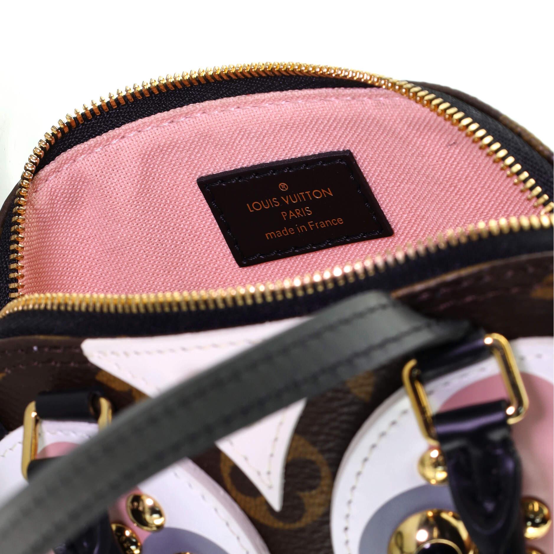 Louis Vuitton Louis Vuitton Alma Handtasche Limited Edition Lovely Birds Monogramm Canvas Nano 3