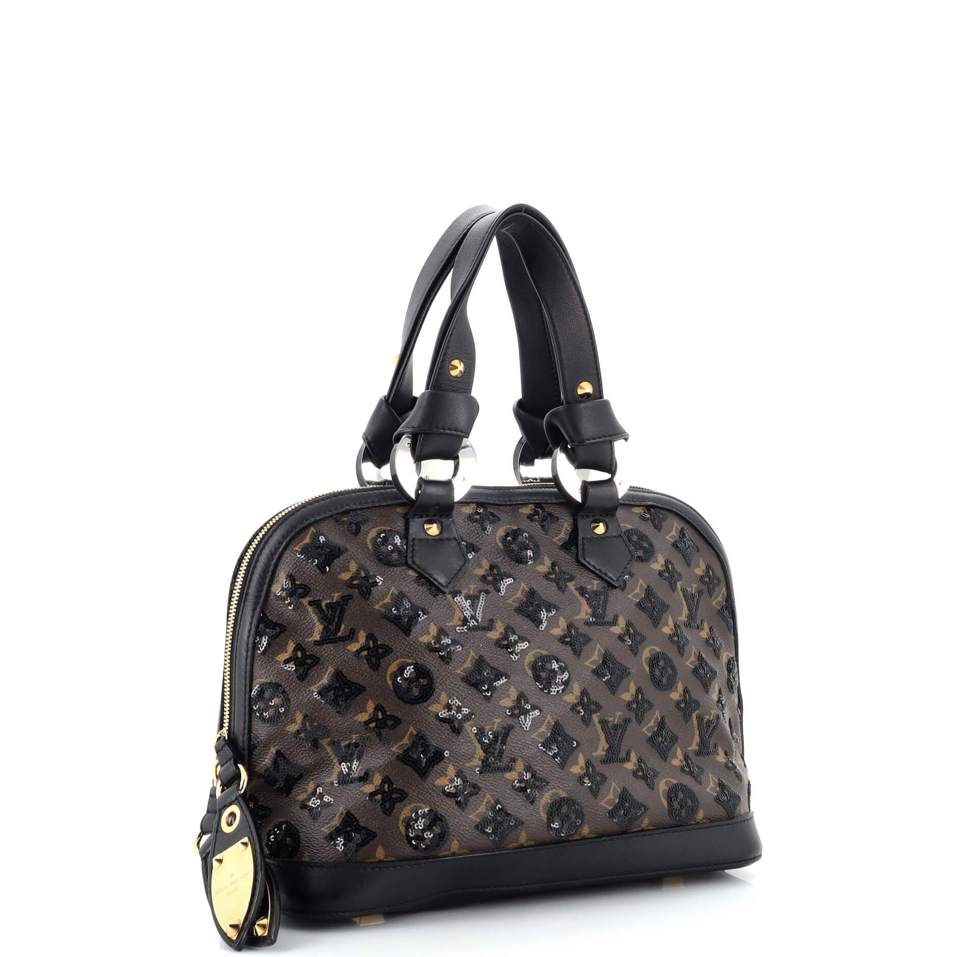Louis Vuitton Limited Edition Eclipse Alma MM Handbag
