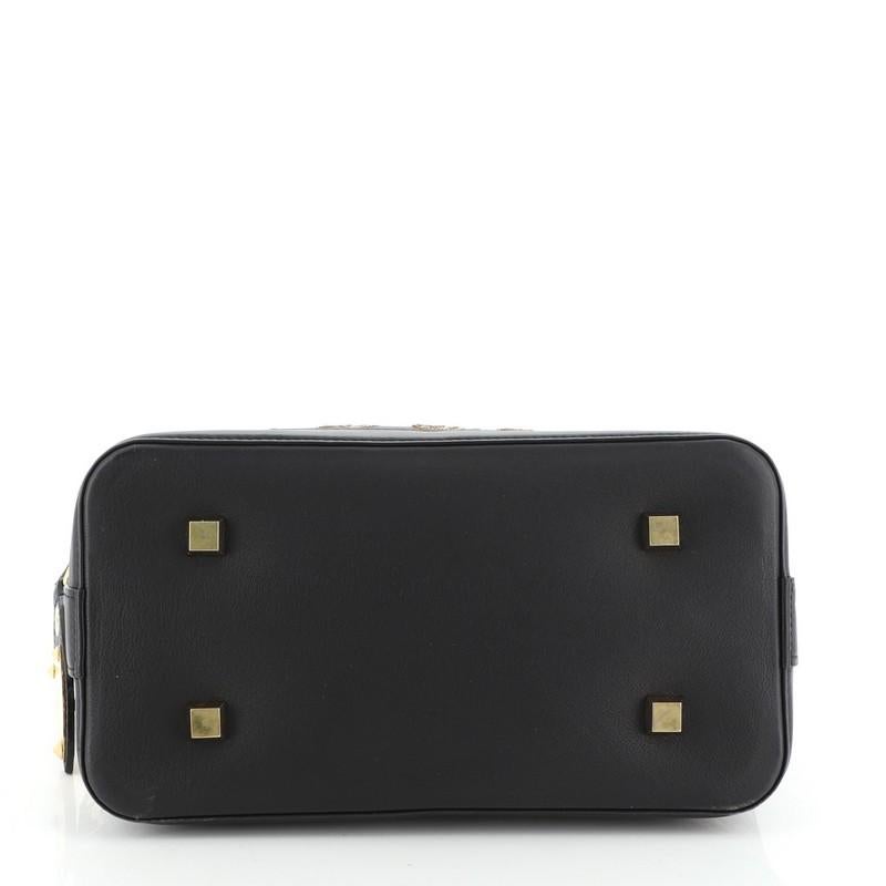 Black Louis Vuitton Alma Handbag Limited Edition Monogram Eclipse Sequins PM