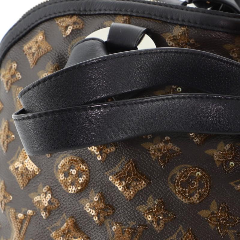 Louis Vuitton Alma Handbag Limited Edition Monogram Eclipse Sequins PM 1