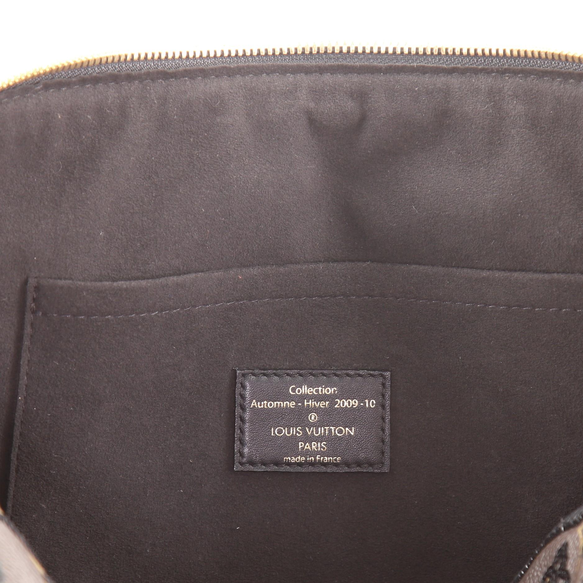 Louis Vuitton Alma Handbag Limited Edition Monogram Eclipse Sequins PM 3