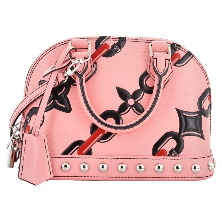 Louis Vuitton Alma Handbag Limited Edition Print Epi Leather BB
