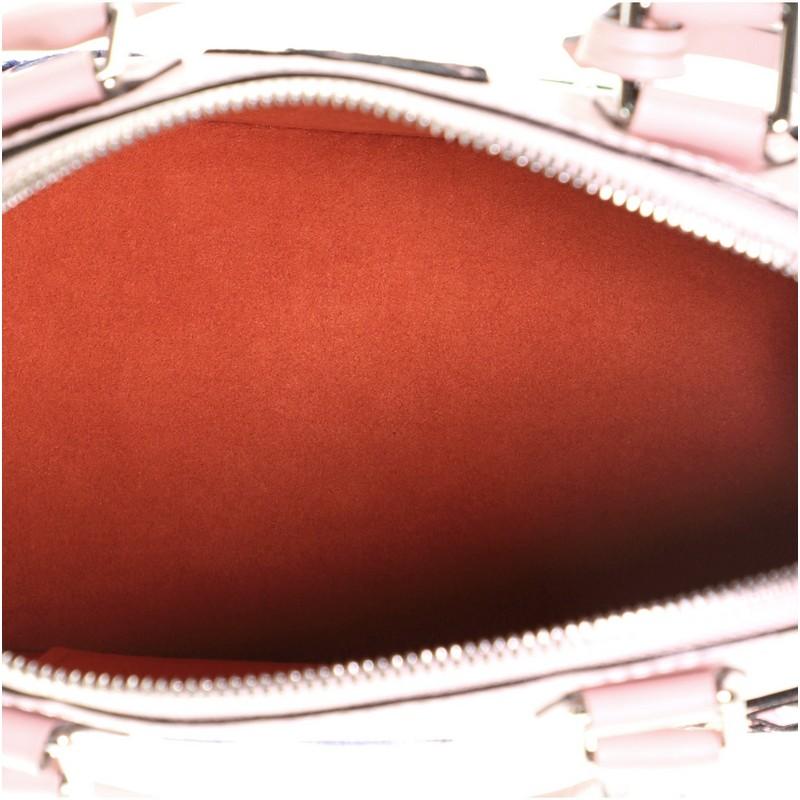 Beige Louis Vuitton Alma Handbag Limited Edition Stickers Epi Leather BB