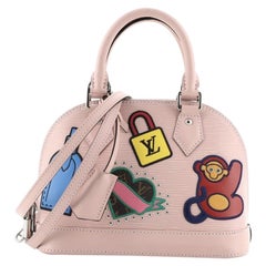 Louis Vuitton Alma Handtasche Limited Edition Stickers Epi Leder BB