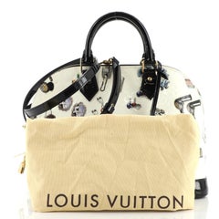 Louis Vuitton Alma Handbag Limited Edition Stickers Monogram Vernis PM