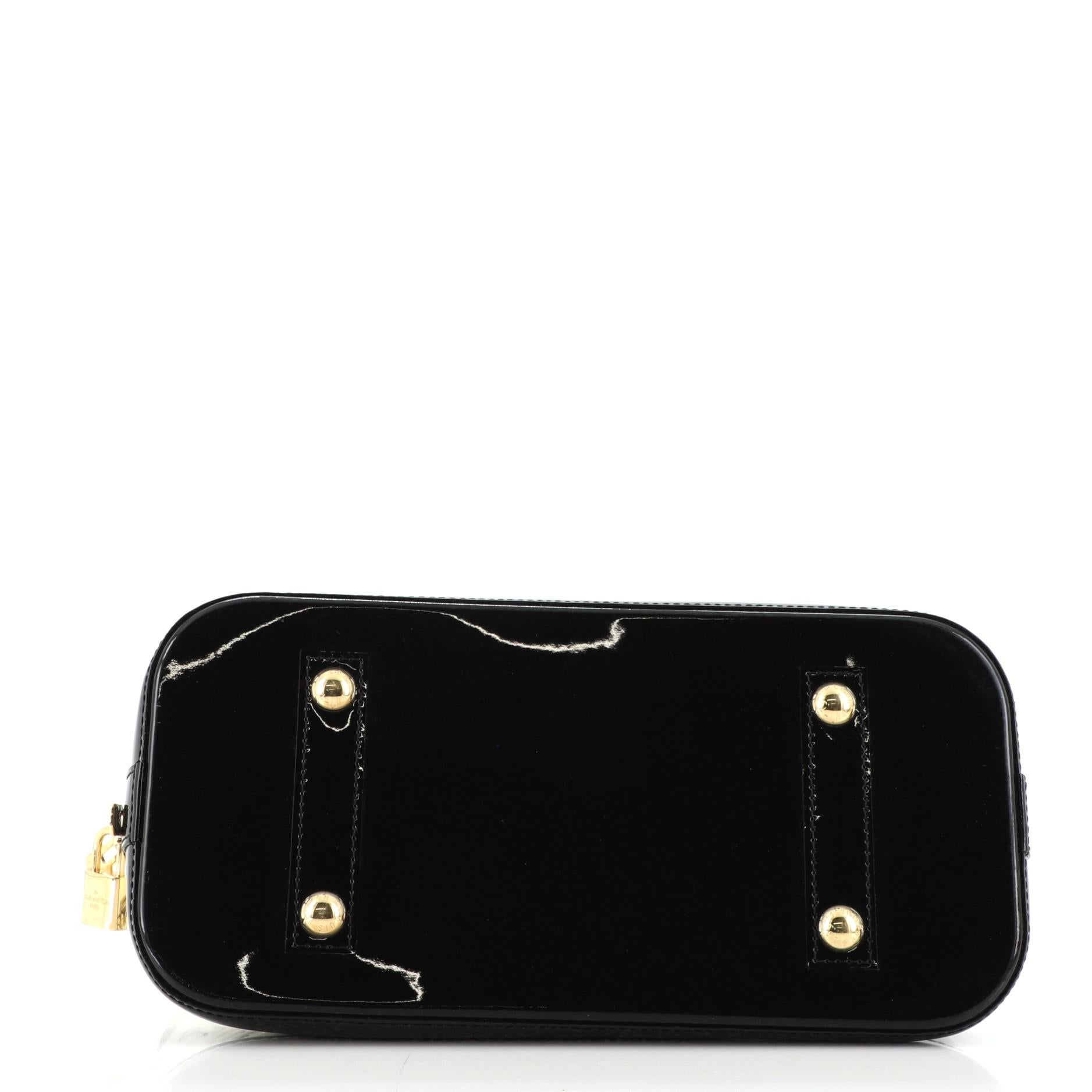 Louis Vuitton Louis Vuitton Alma Handtasche Limited Edition Stickers Monogramm Vernis PM für Damen oder Herren