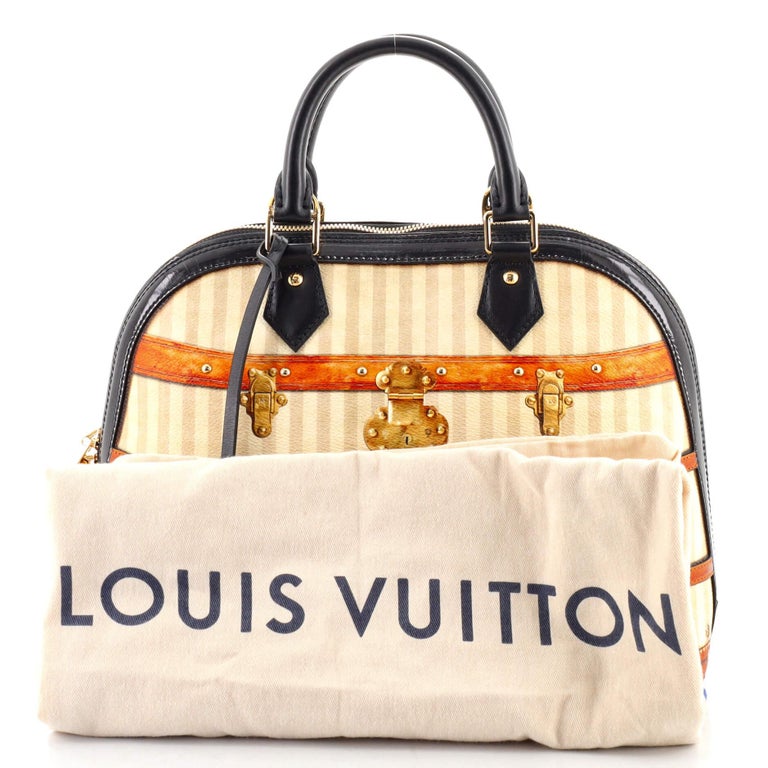 Louis Vuitton Alma Handbag Limited Edition Time Trunk Canvas PM at