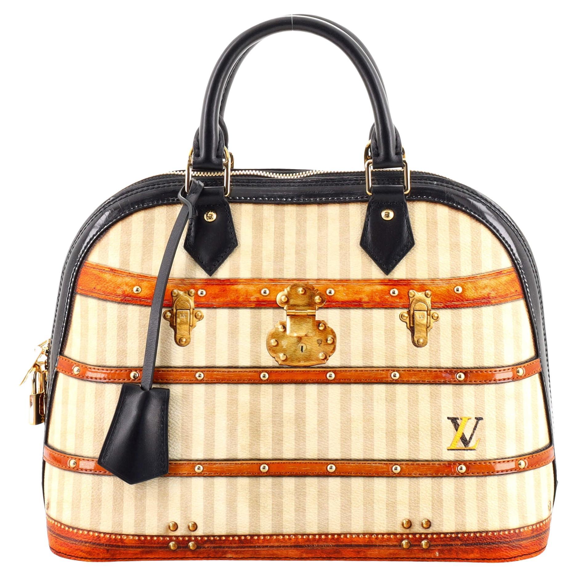 Louis Vuitton Side Trunk Handbag Monogram Canvas PM For Sale at 1stDibs