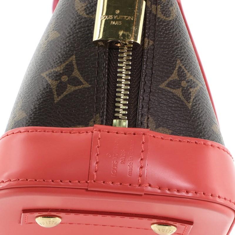 Brown Louis Vuitton Alma Handbag Limited Edition Totem Monogram Canvas BB