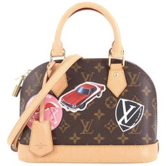 Louis Vuitton Alma Handbag Limited Edition World Tour Monogram Canvas BB