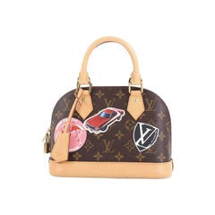 Louis Vuitton Alma Handbag Limited Edition World Tour Monogram Canvas BB 