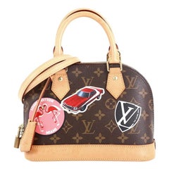 Louis Vuitton Alma Handbag Limited Edition World Tour Monogram Canvas BB