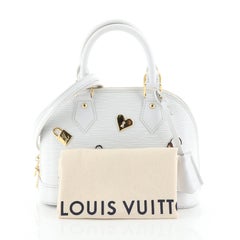 Louis Vuitton Alma Handbag Love Lock Epi Leather BB