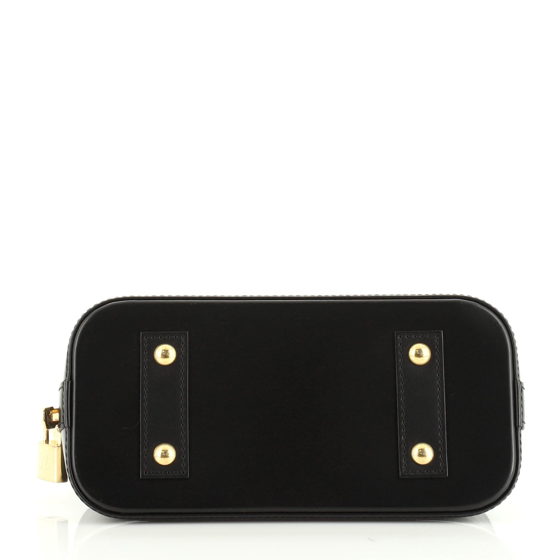 Louis Vuitton Alma Handbag Love Lock Epi Leather BB  In Good Condition In NY, NY