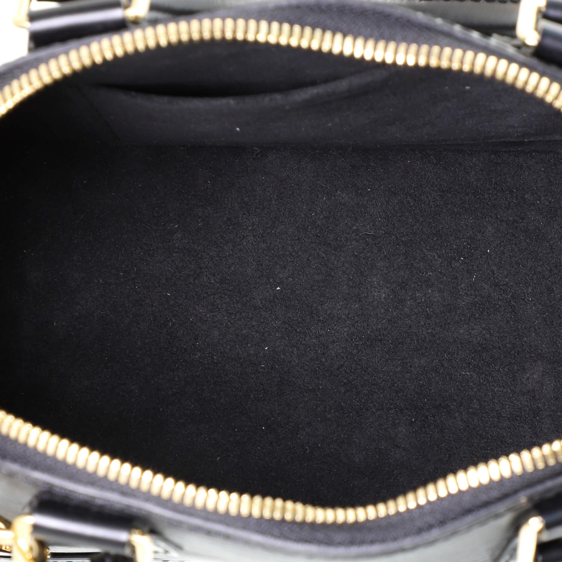 Louis Vuitton Alma Handbag Love Lock Epi Leather BB 1
