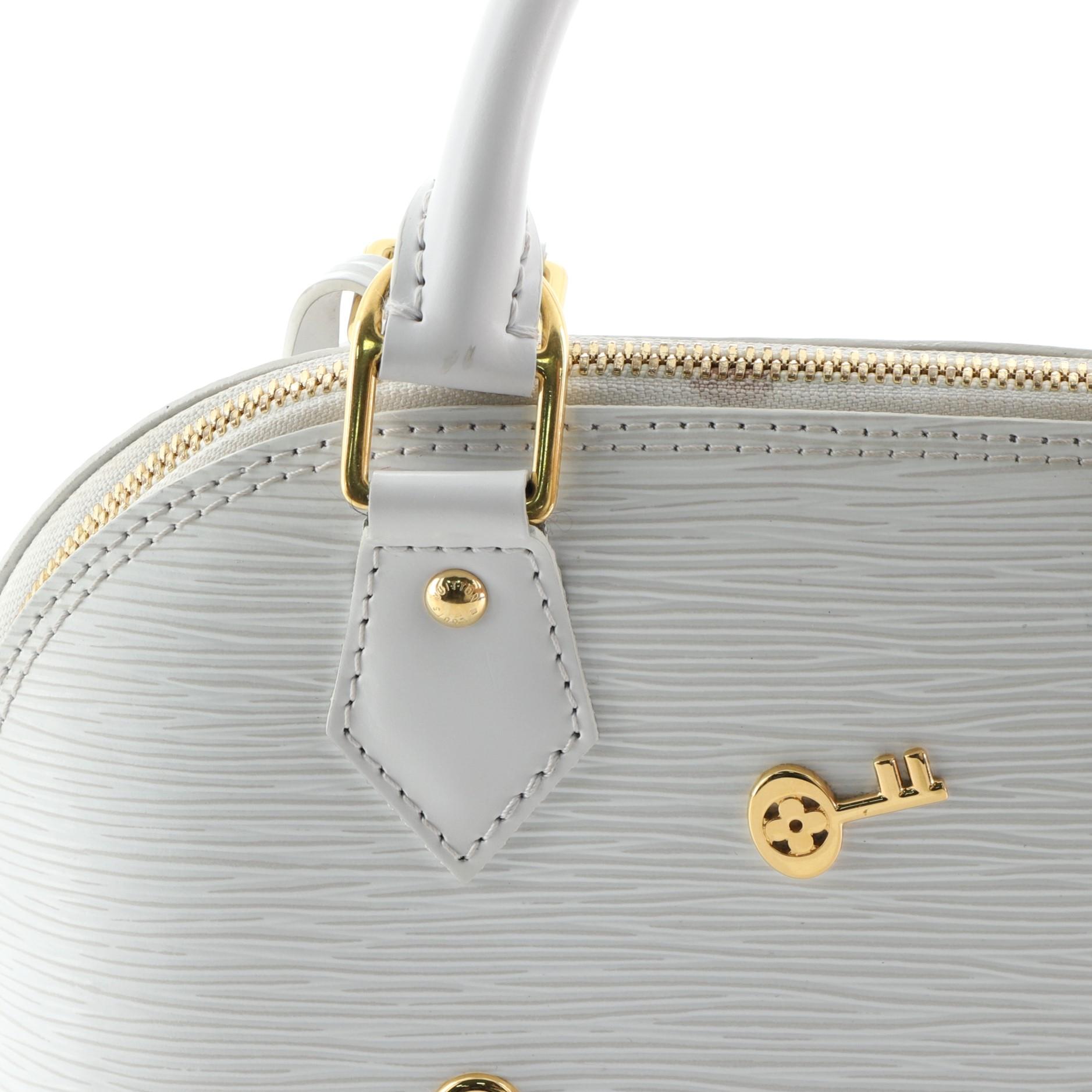 Women's or Men's Louis Vuitton Alma Handbag Love Lock Epi Leather BB