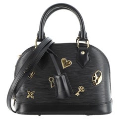 Louis Vuitton Alma Handbag Love Lock Epi Leather BB