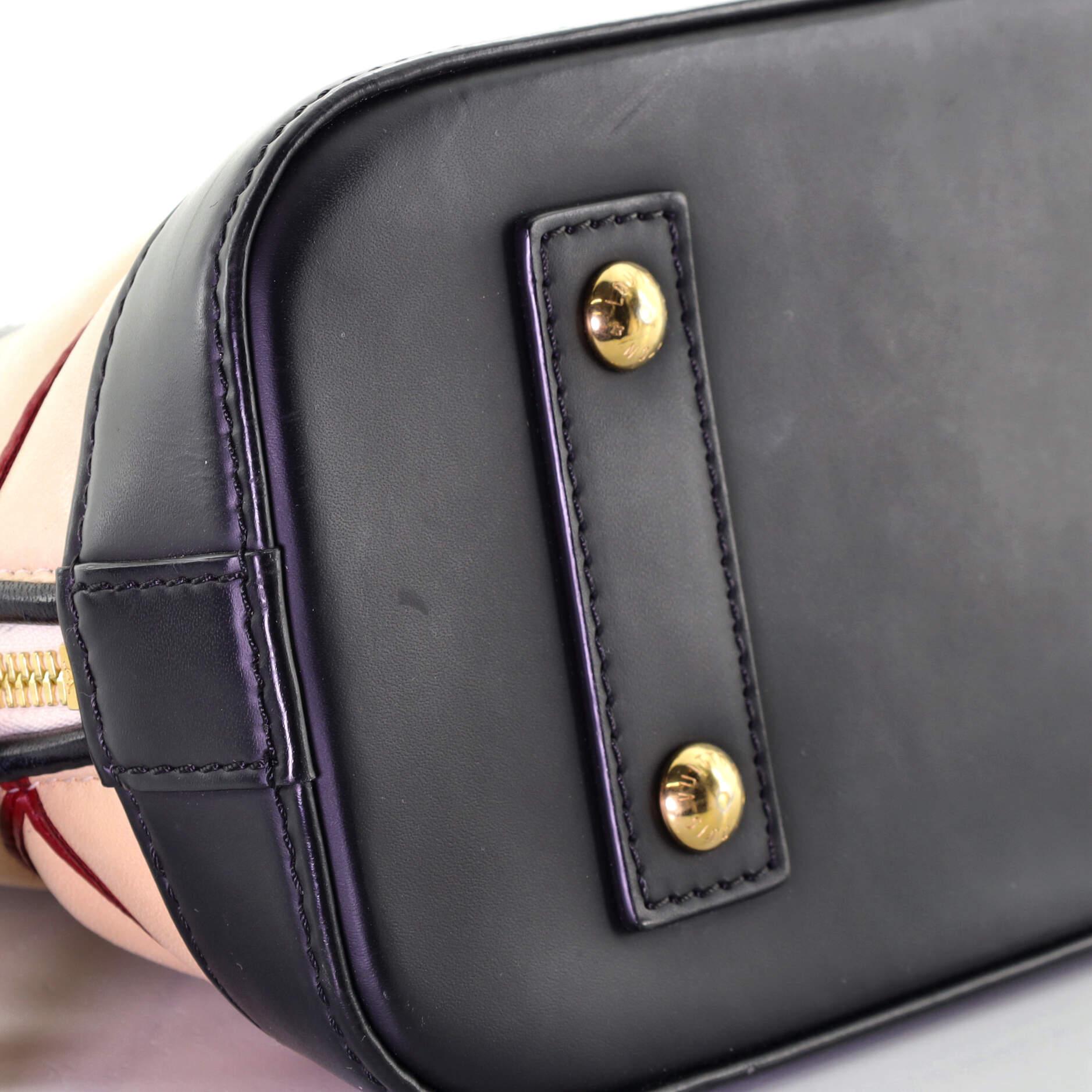 Louis Vuitton Alma Handtasche Malletage Leder BB 1