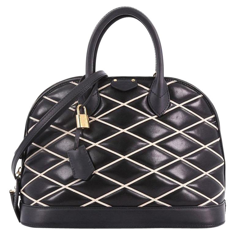 Louis Vuitton Alma Handbag Malletage Leather PM