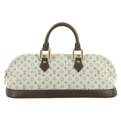 Louis Vuitton Alma Handbag Mini Lin Horizontal