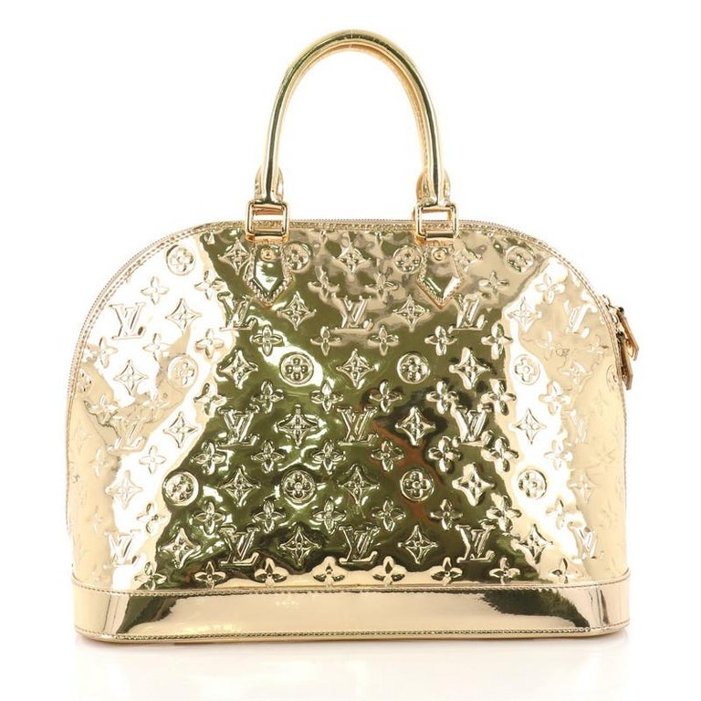 Louis Vuitton Miroir Mirror Gold Alma GM Handbag