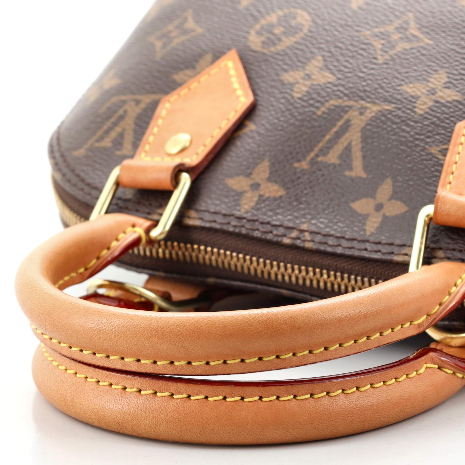 Louis Vuitton Alma Handtasche aus Segeltuch mit Monogramm BB für Damen oder Herren