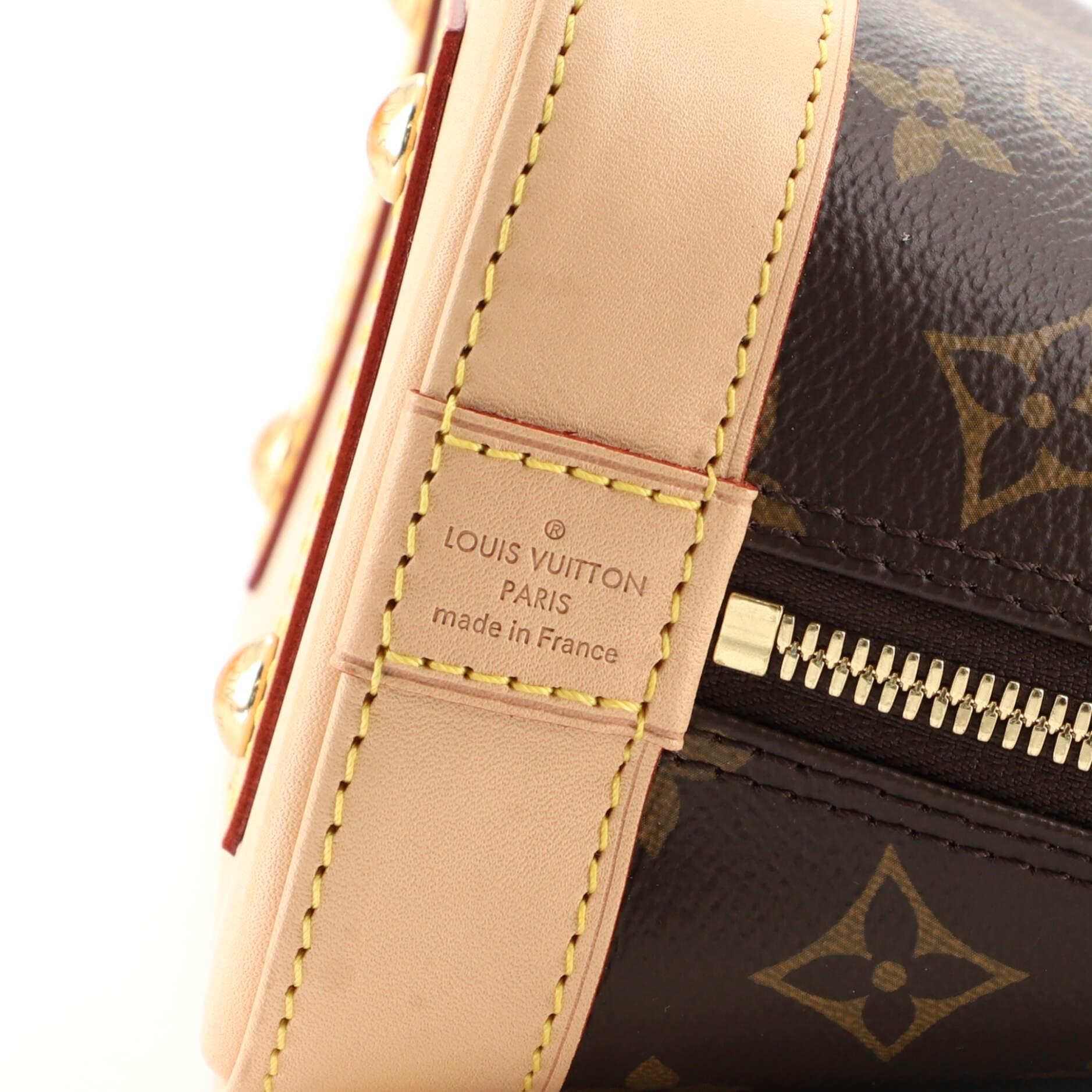 Louis Vuitton Alma Handbag Monogram Canvas BB 2