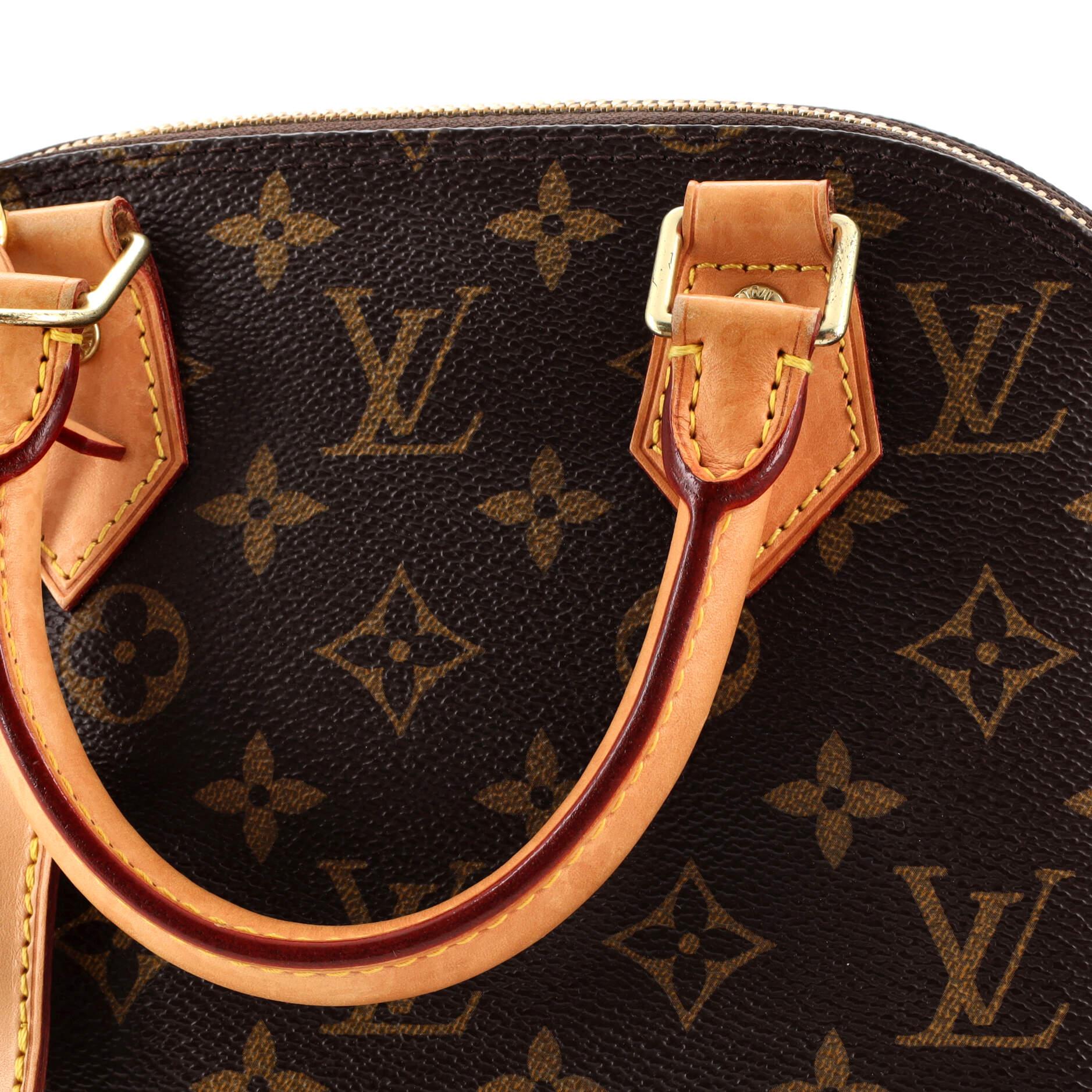 Louis Vuitton Alma Handbag Monogram Canvas BB 4