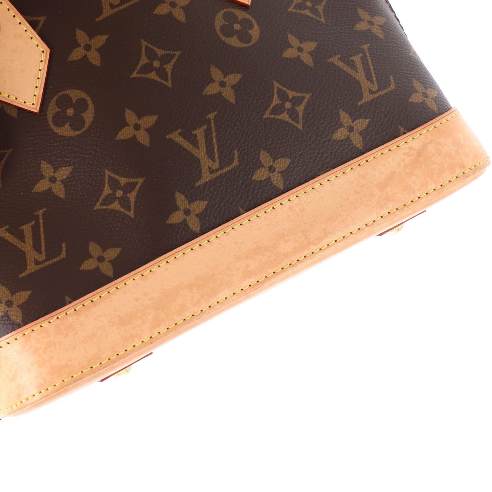 Louis Vuitton Alma Handbag Monogram Canvas BB 4
