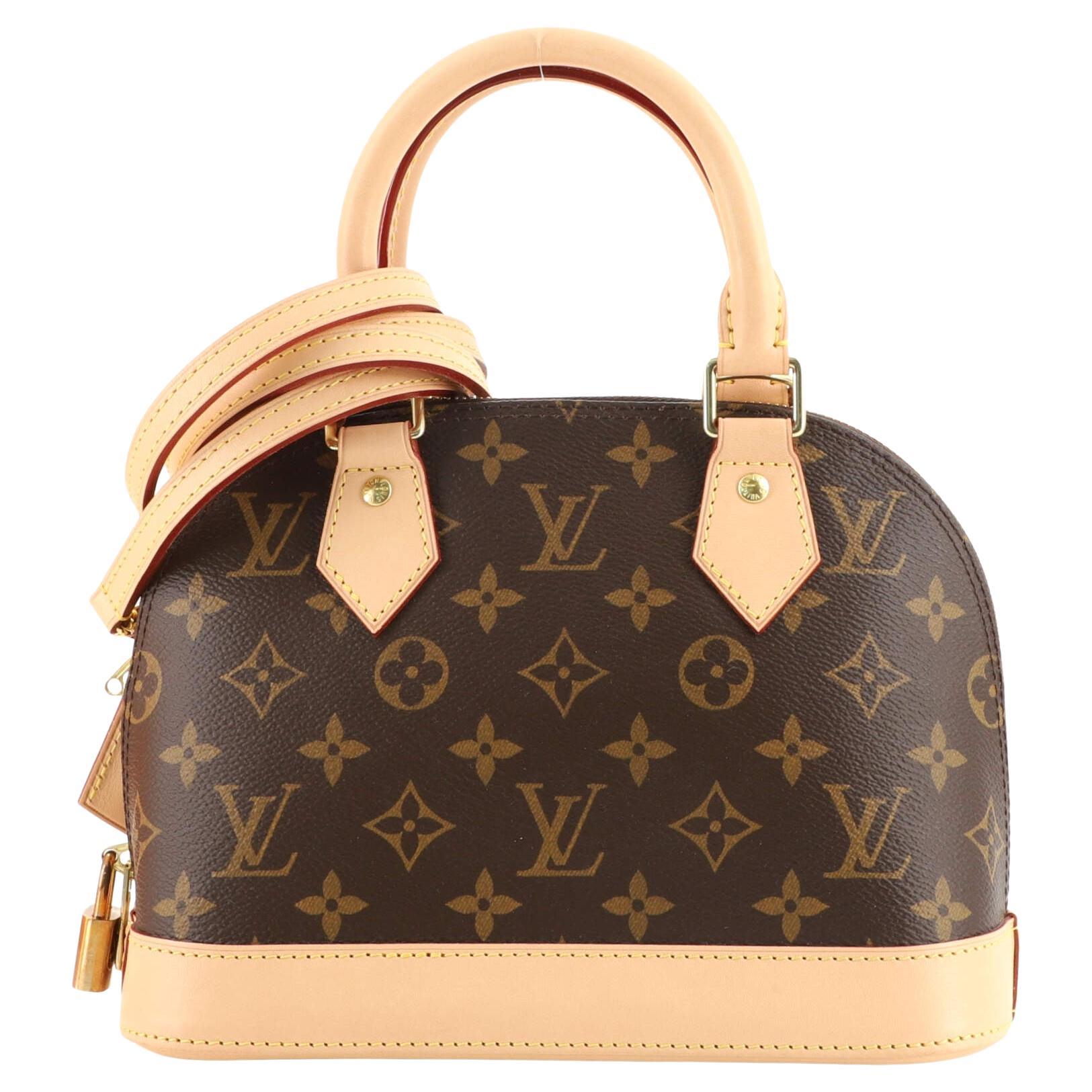 Louis Vuitton Alma Handbag Monogram Canvas BB