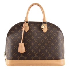 Louis Vuitton Louis Vuitton Alma Handtasche Monogramm Segeltuch MM