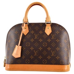 Louis Vuitton Alma Handbag Monogram Canvas PM