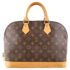 Louis Vuitton Alma Handbag Monogram Canvas PM