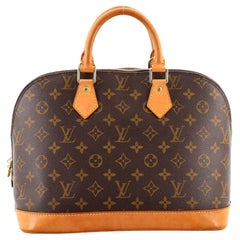 Louis Vuitton Alma Handbag Monogram Canvas PM