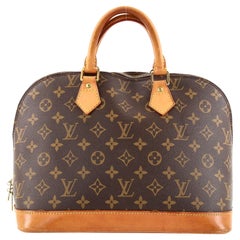 Louis Vuitton Alma Handbag Monogram Canvas PM