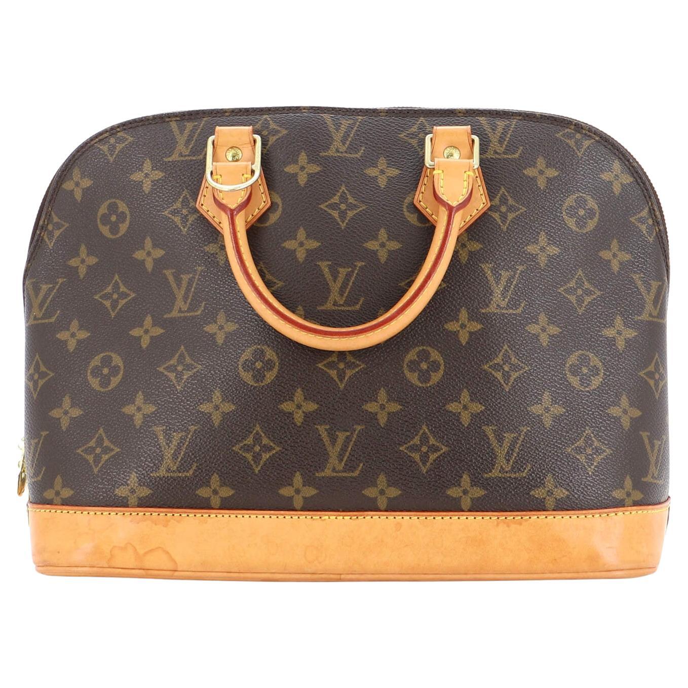 Louis Vuitton Alma Handbag Monogram Canvas PM For Sale