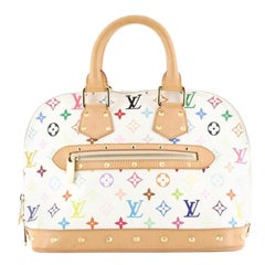 Vintage Louis Vuitton White Multicolore Monogram Alma PM Bag FL0094 08 –  KimmieBBags LLC