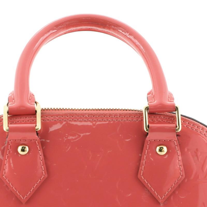 Louis Vuitton Alma Handbag Monogram Vernis BB 5