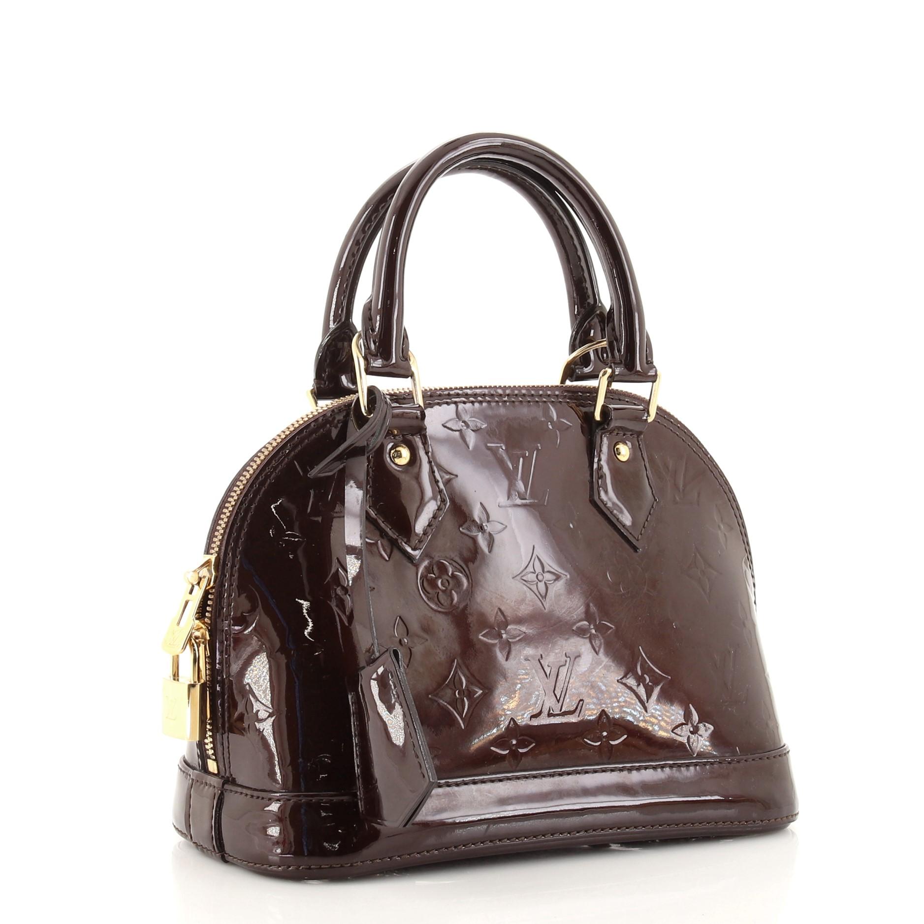 louis vuitton alma pm vernis